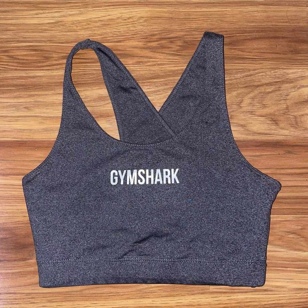 Gymshark Charcoal Gray Sports Bra